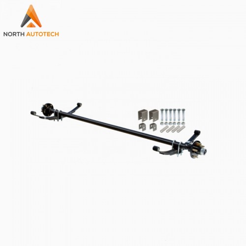 Sprung Trailer Axle with Leaf Spring and U Bolts