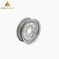 15 X 5 Inch Wheel Rim 5 on 5 Silver Powder Coat Surface