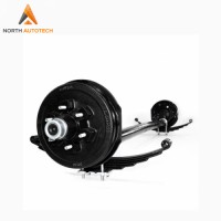 7K 7000 Lbs Capacity Drop Axle with 12 Inch Electric Brake Assembly Torsion Axle