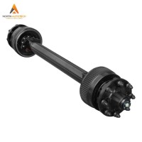 8-Lug Oil Bath 15K Electric Drum Brake Trailer Axle